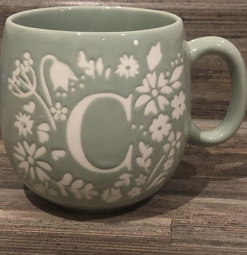 Fox ivy mug green floral - ivy,