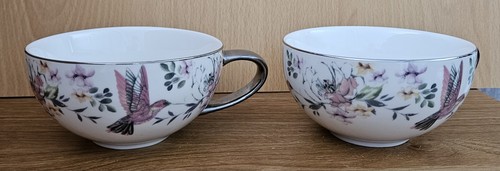 Fox ivy hummingbird mug - hummingbird, cup