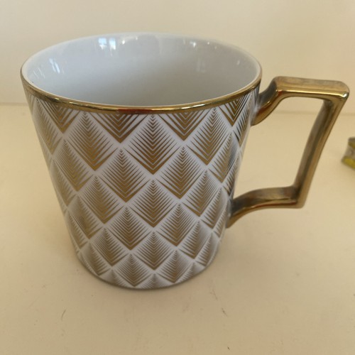 Fox and ivy white - ivy, gold