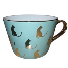 Fox & Ivy Green And Gold Mug