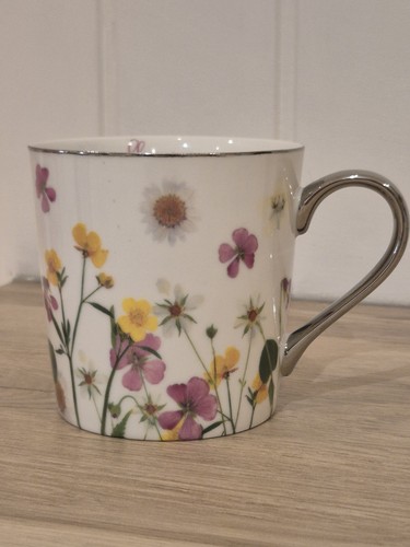 Fox ivy floral mug pink - fox,